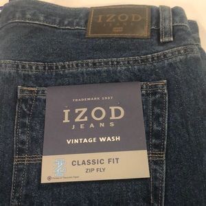 Izod classic fit jeans mens 38x32
